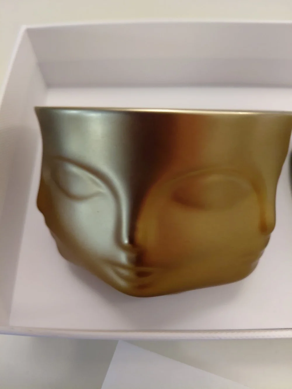 Jonathan Adler Muse Votive Set in Black, White & Gold
